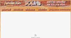 Desktop Screenshot of fundacion-soliris.eu